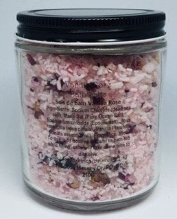 Vanilla Rose Bath Salt | Blissful Bubbles Boutique Ltd.